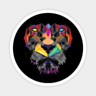 Futuristic Lion Design Magnet